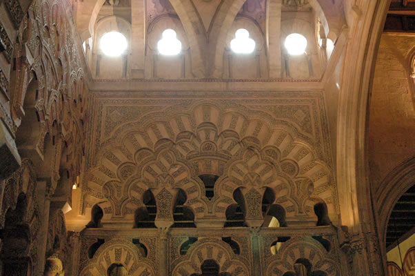Villaviciosa chapel windows, end 13th-century cathedral - Cordoba Mosque