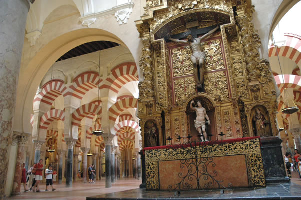 Altar in Cordoba Mosque-Cathedral (Mezquita)